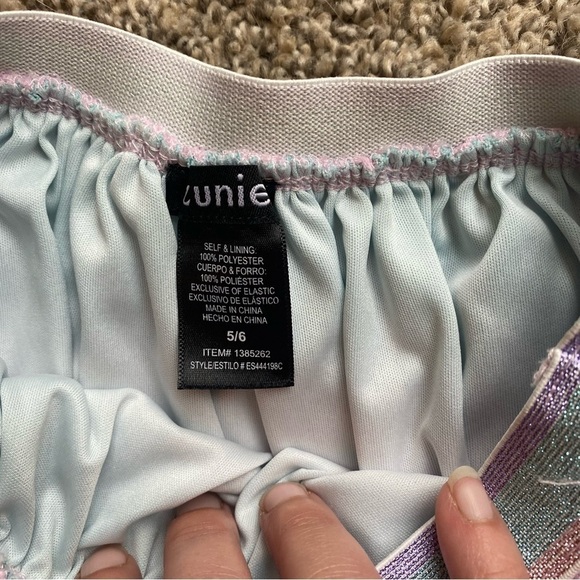 Tutu 2-Piece Bundle Pink Ombré and Teal Sz Small or 5/6 - Picture 4 of 9